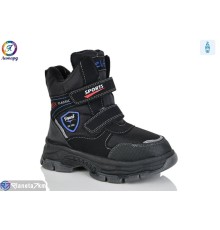 Черевики дитячі на зиму (8 пар р.32-37) чорний  "Леопард"