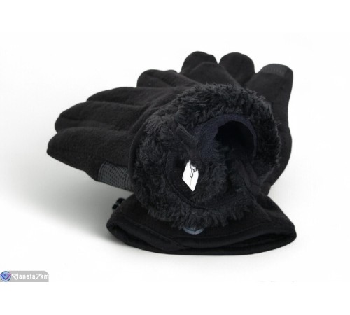 Рукавички дитячі на зиму (12 шт. р.сетка S-L) чорний  "CAROLLA"