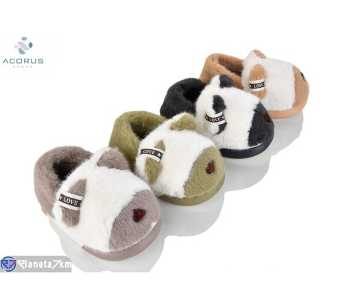 Тапки дитячі на зиму (10 пар р.28-33) мікс  "Acorus"