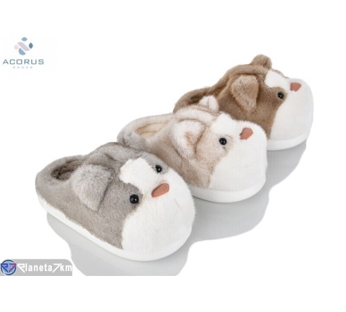 Тапки жіночі на зиму (12 пар р.36-41) мікс  "Acorus"