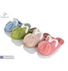 Тапки жіночі на зиму (10 пар р.36-41) мікс  "Acorus"