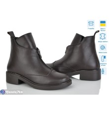 Черевики жіночі на зиму (6 пар р.36-40) коричневий  "GARRA"