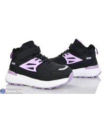 Дитячі кросівки на зиму (8 пар р.32-37) чорний  "Kamila"