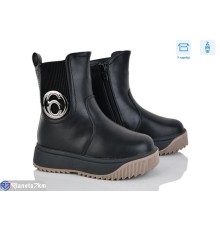 Черевики дитячі на зиму (8 пар р.27-32) чорний  "Kamila"