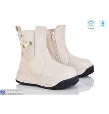 Черевики дитячі на зиму (8 пар р.27-32) бежевий  "Kamila"