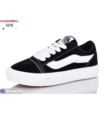 Дитячі кеди на весну/осінь (8 пар р.32-37) чорний  "GFB-Канарейка"