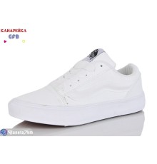 Кеди на весну/осінь (8 пар р.36-41) білий  "GFB-Канарейка"