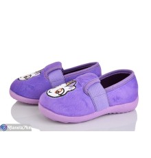 Тапки дитячі на весну/осінь (6 пар р.25-30) фіолетовий  "LUXORIS"