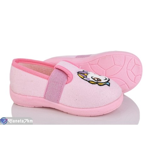 Тапки дитячі на весну/осінь (6 пар р.25-30) рожевий  "LUXORIS"