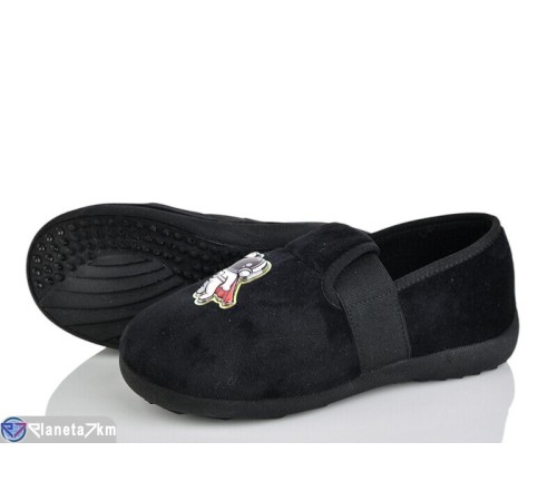 Тапки дитячі на весну/осінь (6 пар р.30-33) чорний  "LUXORIS"