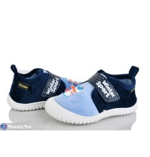 Тапки дитячі на весну/осінь (6 пар р.27-30) синій  "LUXORIS"