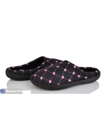 Тапки жіночі на весну/осінь (6 пар р.37-40) чорний  "LUXORIS"