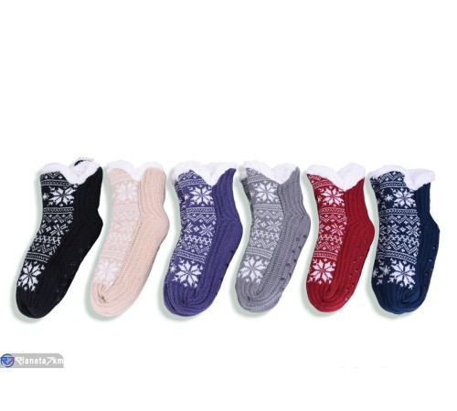 Жіночі шкарпетки на зиму (12 шт. р.сетка 36-41) мікс  "SALIN"