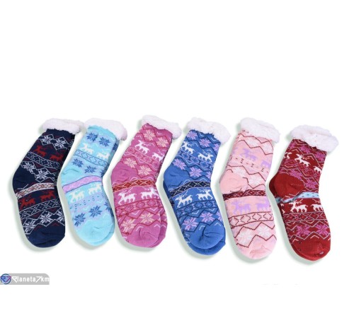 Жіночі шкарпетки на зиму (12 шт. р.сетка 36-41) мікс  "SALIN"