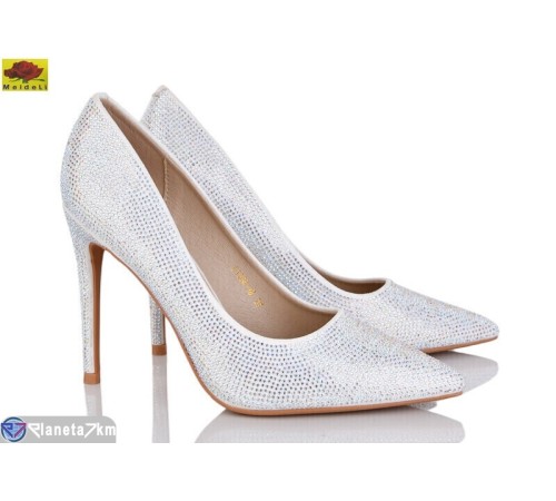 Туфлі жіночі на весну/осінь (6 пар р.36-40) білий  "Mei De Li"