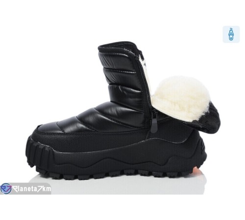 Дутики дитячі на зиму (8 пар р.32-39) чорний  "Normashoes"