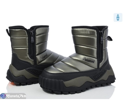 Дутики дитячі на зиму (8 пар р.32-39) зелений  "Normashoes"