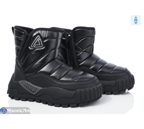 Дутики дитячі на зиму (8 пар р.32-39) чорний  "Normashoes"