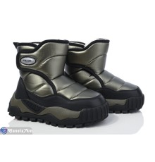 Дутики дитячі на зиму (8 пар р.32-39) зелений  "Normashoes"