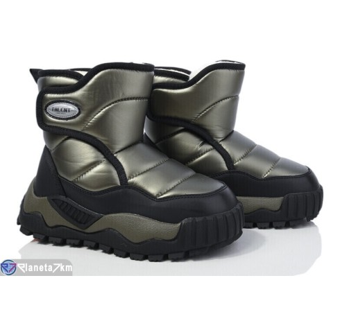 Дутики дитячі на зиму (8 пар р.32-39) зелений  "Normashoes"