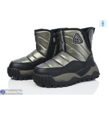 Дутики дитячі на зиму (8 пар р.32-39) зелений  "Normashoes"