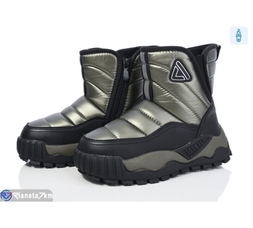 Дутики дитячі на зиму (8 пар р.32-39) зелений  "Normashoes"