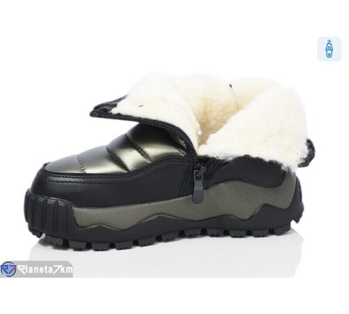 Дутики дитячі на зиму (8 пар р.32-39) зелений  "Normashoes"