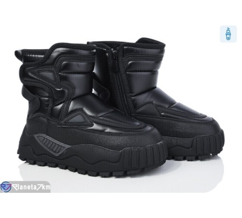 Дутики дитячі на зиму (8 пар р.32-39) чорний  "Normashoes"