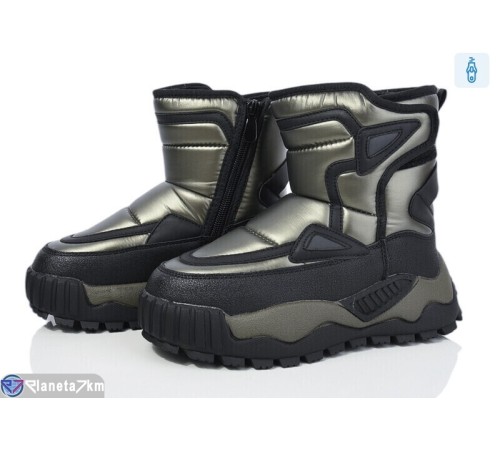 Дутики дитячі на зиму (8 пар р.32-39) зелений  "Normashoes"