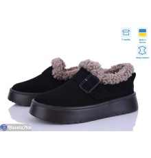 Туфлі жіночі на зиму (6 пар р.36-41) чорний  "STELUSA"