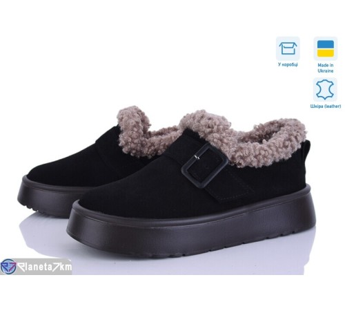 Туфлі жіночі на зиму (6 пар р.36-41) чорний  "STELUSA"