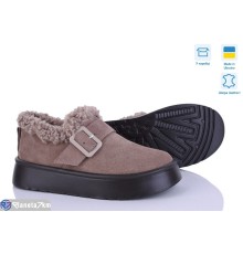 Туфлі жіночі на зиму (6 пар р.36-41) коричневий  "STELUSA"