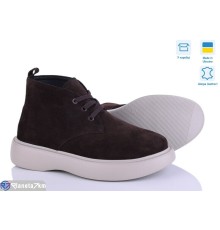 Черевики жіночі на зиму (6 пар р.36-40) коричневий  "FANio"