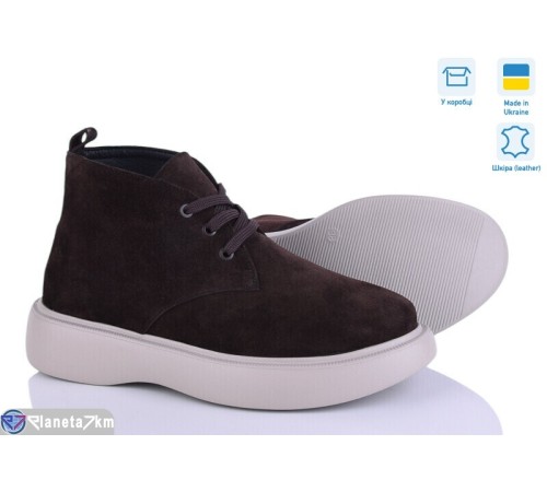 Черевики жіночі на зиму (6 пар р.36-40) коричневий  "FANio"