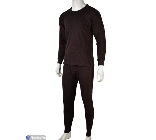 Термобілизна чоловіча на зиму (1 шт. р.сетка One size) коричневий  "VERONIKA"
