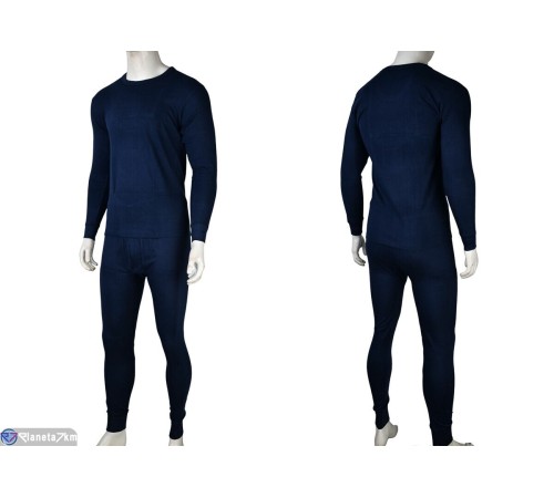 Термобілизна чоловіча на зиму (1 шт. р.сетка One size) синій  "VERONIKA"