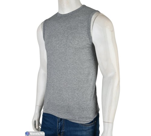 Майка чоловіча на весну/осінь (6 шт. р.сетка 46-48) сірий  "VERONIKA"