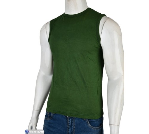 Майка чоловіча на весну/осінь (6 шт. р.сетка 46-48) хакі  "VERONIKA"