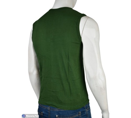 Майка чоловіча на весну/осінь (6 шт. р.сетка 46-48) хакі  "VERONIKA"