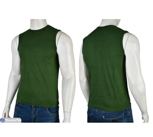 Майка чоловіча на весну/осінь (6 шт. р.сетка 46-48) хакі  "VERONIKA"