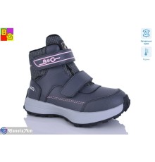Черевики дитячі на зиму (6 пар р.30-35) сірий  "BG"