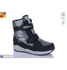 Черевики дитячі на зиму (6 пар р.31-36) графіт  "BG"