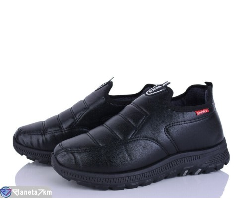 Кросівки чоловічі на зиму (8 пар р.41-45) чорний  "KANFU"