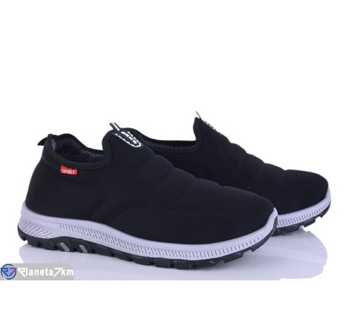 Кросівки чоловічі на зиму (8 пар р.41-45) чорний  "KANFU"