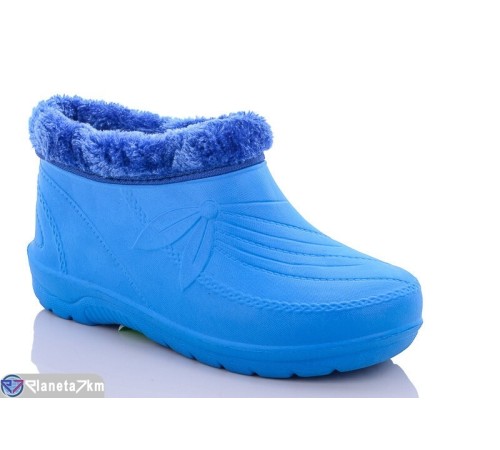 Калоші жіночі на зиму (6 пар р.37-42) блакитний  "LINKA"