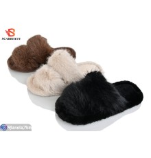 Тапки жіночі на зиму (24 пар р.36-41) мікс  "SCARRHETT"