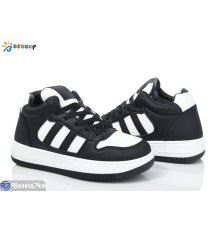 Кросівки жіночі на зиму (8 пар р.36-41) чорний  "Bessky-Kellaifeng"