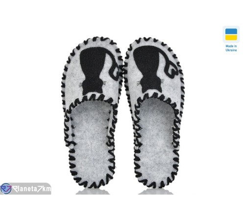 Тапки жіночі на весну/осінь (9 пар р.36-41) сірий  "Activ"