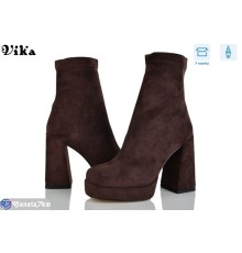Черевики жіночі на весну/осінь (6 пар р.36-40) коричневий  "Vika"