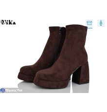 Черевики жіночі на весну/осінь (6 пар р.36-40) коричневий  "Vika"
